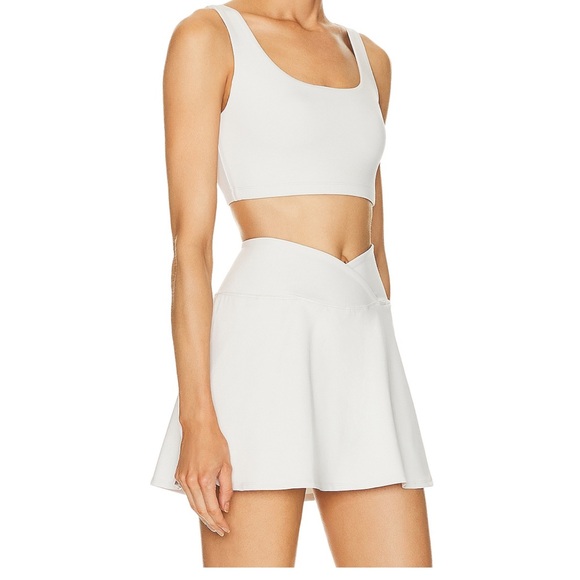 Year of Ours White Crop Top and Skirt Set - Picture 2 of 4